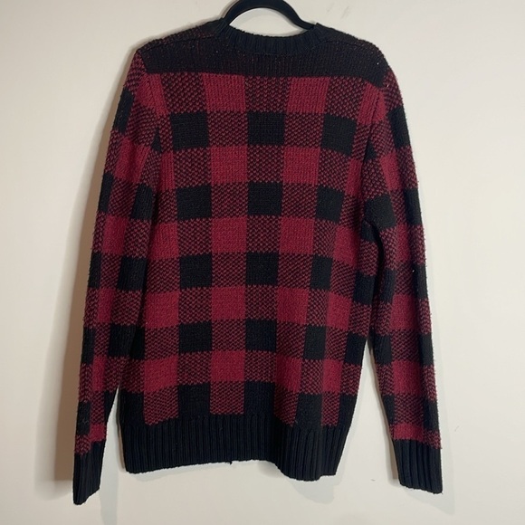 Smartwool | Men's Cozy Lodge Buffalo Check Sweater Wool Blend Size Small NWT - Picture 3 of 7